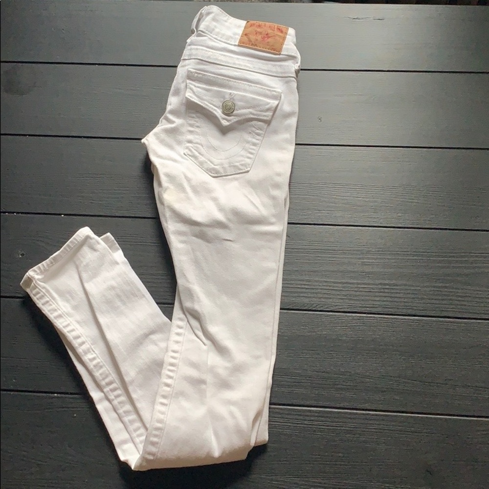 White True Religion Jeans